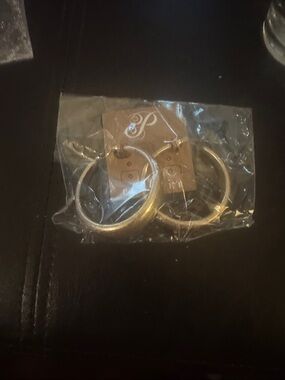 New in Package Gold tone Hoop Earrings - Women Jewelry